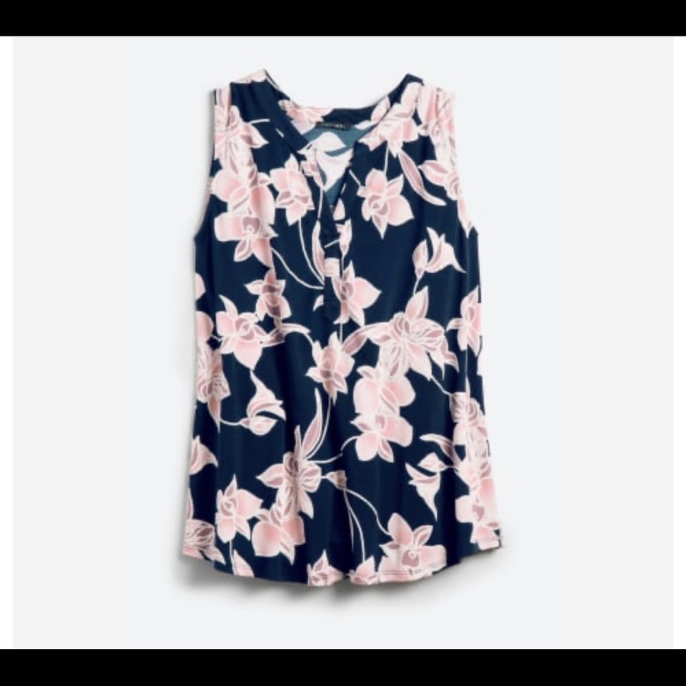 Beautiful floral sleeveless top